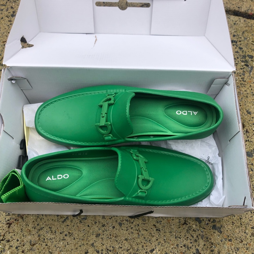 Aldo Green loafers